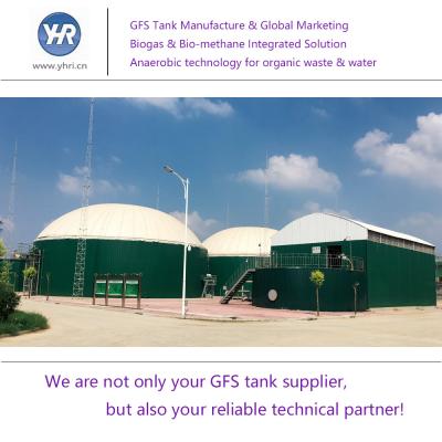 China CSTR Semi Aerobic Biogas Storage Tank , Bio Digester Tank Hydrolysis Process for sale