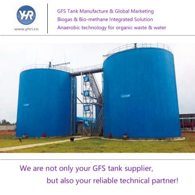 China Waste Anaerobic Biogas Storage Tank Prevent Rust For CHP Comprehensive for sale