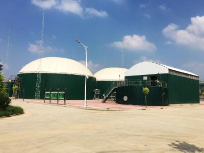 China Intergrated Gas Bio Digester Tank Glass Fused To Steel Technology for sale