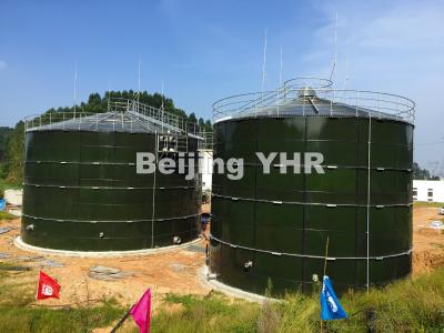 China Safety Liquid Fertilizer Storage Tanks , Steel Panel Tanks 6.0 Mohs Hardness for sale