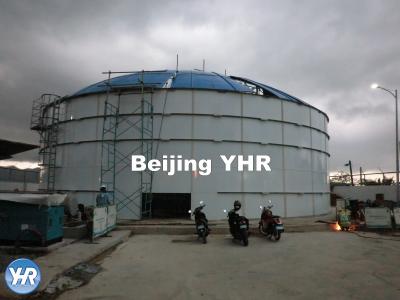 China White Liquid Storage Tanks 2.4m X 1.2m Panel Corrosion Resistance for sale