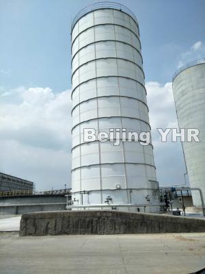 China IC Reactor White Glass Water Storage Tanks 6.0 Mohs Hardness Double Coating for sale