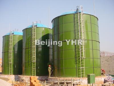 China Enamel Bolted Glass Coated Steel Tanks Up Flow Anaerobic Sludge Bed for sale