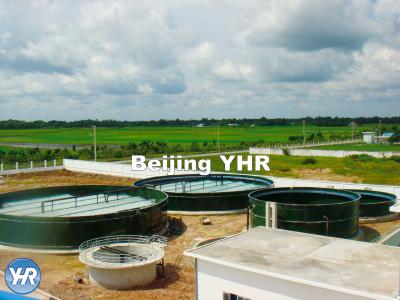 China Domestic Wastewater Treatment Reactor , Dark Green Wastewater Storage Tank for sale