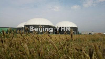 China Weißer Biogas-Sammelbehälter für Mais-Stroh/Kuhfladen-/Hühnerdüngemittel zu verkaufen