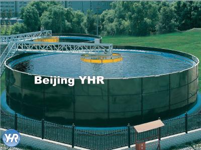 China Double Sides Coating Industrial Water Tanks Cobalt Blue 30 Years Service Life for sale