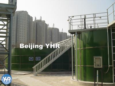 China Safety Glass Lined Steel Tanks , Municipal Water Storage Tanks 30 Years Service Life for sale