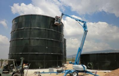 China Vertical Liquid Storage Tanks International Standard Anti Corrosive Glaze Layer for sale