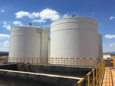 China Sewage Treatment 6.0 Mohs Steel Anaerobic Digester Tank for sale