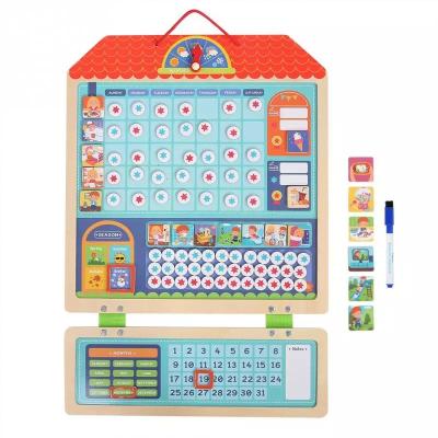 China Train Reward Chart Muti-function Custom Design Magnetic Dry Erase Reward Star Behavior Chart For Child for sale