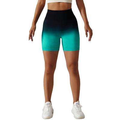 China QUICK DRY Seamless High Waist OEM Gym Shorts Stretch Butt Workout Yoga Shorts for sale