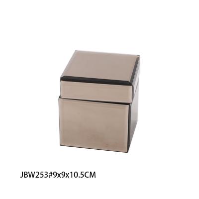 China Lightweight Luxury And Fashion Customized Jewelry Packing Case Glass Wooden Wooden MDF Jewelry Boxes for sale