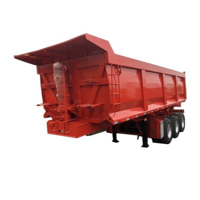 China Truck trailer 30ton truck used hydraulic dump trailer /tipper trailer/dumper semi trailer for sale for sale