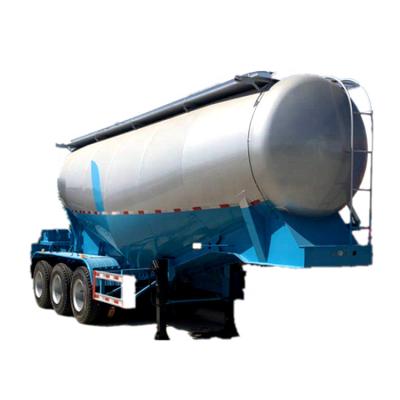 China Truck Trailer 3 Axles V Shape 45CBM Fly Ash Silo Semi Trailer Bulk Cement Tanker Trailer for sale