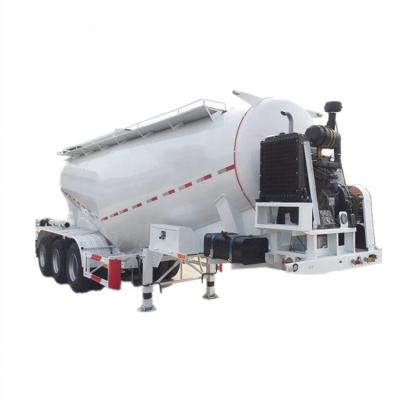 China Bulk Cement Tanker Trailer 3 Axles 40 CBM 45 CBM Power Cement Dry Tanker Truck Trailer for sale