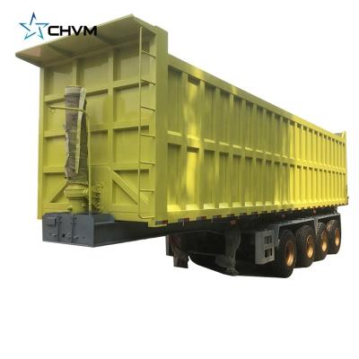 China New Tipping Truck Trailer 4Axle 60T Dumper Truck Tipper Truck Dump Semi Trailer for sale