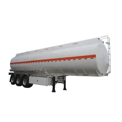 China Used Truck Trailer 3 Axle Aluminum Fuel Oil Hot Sale Trailer Tanker Truck Fuel Tank Trailer for sale