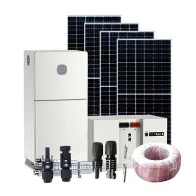 China Home 8kw Off Grid Solar System 5kw Off-grid Solar System 10kw Complete Solar System for sale