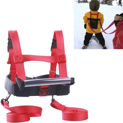 China Eco-Friendly Strong Adjustable Nylon Strap Shoulder Kids Ski Harness Training For Snowboard Skating Recycling for sale