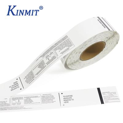 China Eco - Friendly Thermal Paper Luggage Tags Privated Airline High Quality Thermal Blank Luggage Paper Labels for sale