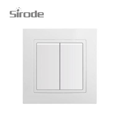 China Easy Way Switch Band 1 Europe Standard 2 Sirode Installation White Color 9207 Series Manufacturing for sale