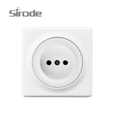 China Europe Standard 1 Strip 2 Pin Easy Grip Installation Syrode White Color 9206 Series for sale