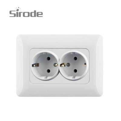 China SCHUKO 9218 Series Tape Easy Grip Europe Standard 2 Sirode Installation White Color for sale