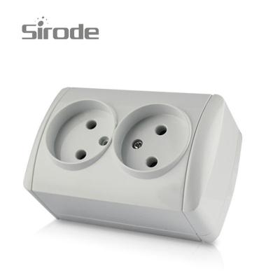 China Europe Standard 2 Tape 2 Pin Easy Grip Installation Syrode White Color 8001 Series for sale