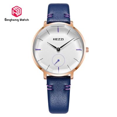 Cina Il movimento del quarzo alla moda impermeabilizza colore blu degli orologi/bianco elegante in vendita