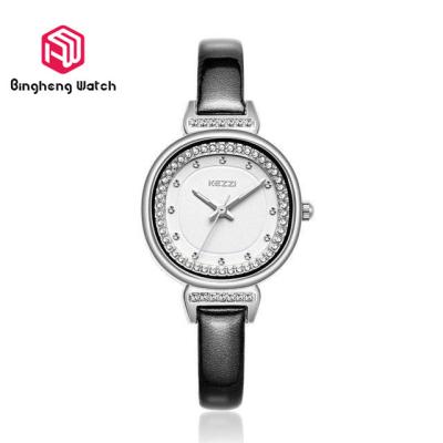 China Fashional Elegant Black Watches For Women , Waterproof Small Dial Wrist Watch for sale