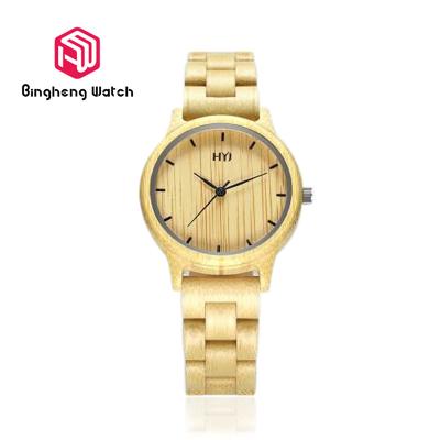 China Lightweight Big Face Wooden Watches , Handmade Ebony Quartz Wooden Watch for sale