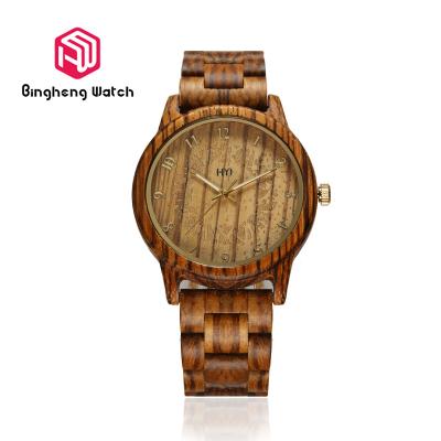 China Japanese Quartz Eco Friendly Wooden Watches Lightweight With Customized Logo for sale