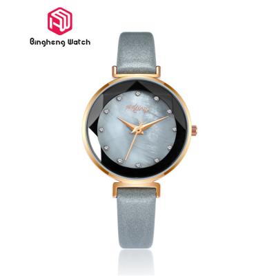 China Diamond Rose Gold Stainless Steel Ladies Watch Waterproof Fashion Style for sale