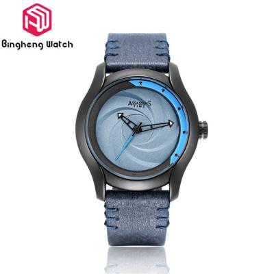 Κίνα Αδιάβροχο σχέδιο Wristwatches Fahion λουριών δέρματος γύρω από τη μορφή περίπτωσης προς πώληση