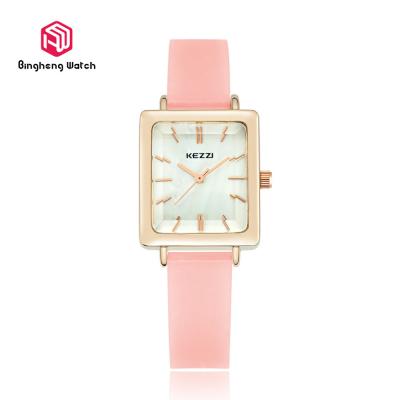 China Casual Light Pink Student Wrist Watch Waterproof With Customized Logo for sale