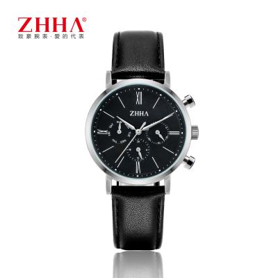 China Japanese Battery Luxury Quartz Watch Scratch Resistance Mineral Glass for sale