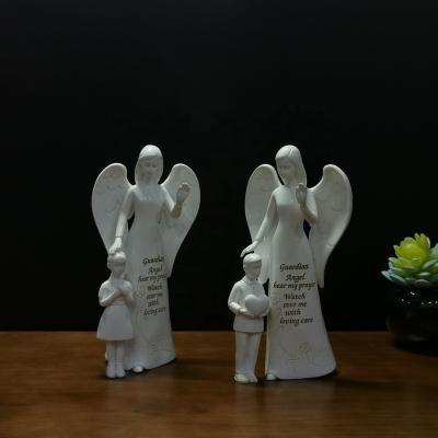 China Europe Factory Direct Sale Polyresin Angel Figurine Resin BOY Angel Statue for sale