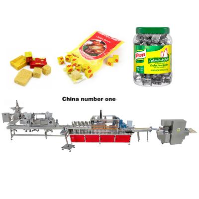 China 4g 10g machine maquina packing machine maquina cube chicken broth products making good price caldos fabricar de para with video for sale