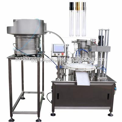 China BRIGHTWIN Chemical Automatic Peristaltic Pump Filling Plug And Screw Capping Machine For Perfume for sale