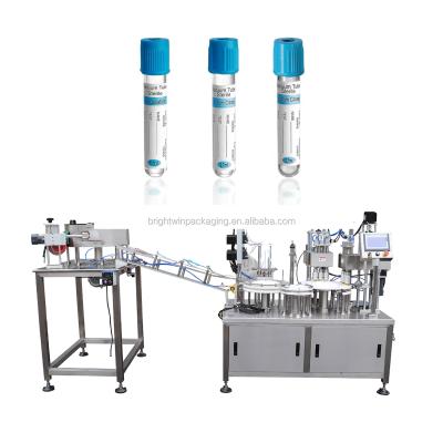 China BRIGHTWIN Automatic Beverage Chemiluminescence Detection Reagents Test Tube Filling and Capping Machine for sale