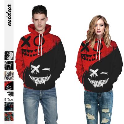 China Wolf Printed Fashion Hoodies Men's QUICK DRY Hoodies animal men's and women's funny face 3d sweatshirts for sale