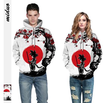 China QUICK DRY Custom Hooded Sweater Fashion Long Sleeve Digital Printing Couples Loose Casual Hoodies for sale