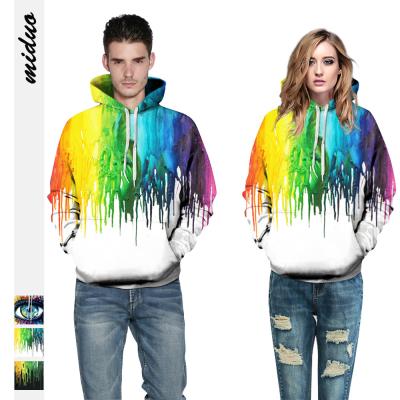 China Amazon QUICK DRY Ink Color Ink Digital Printing Large Size Couples Sweater Sweater Sweater Baseball Loose Hooded Gear for sale