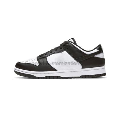 China 2021 Fashion Trend Dip Panda Sport Men's Black And White Shoes High Quality Men's Casual Shoes for sale