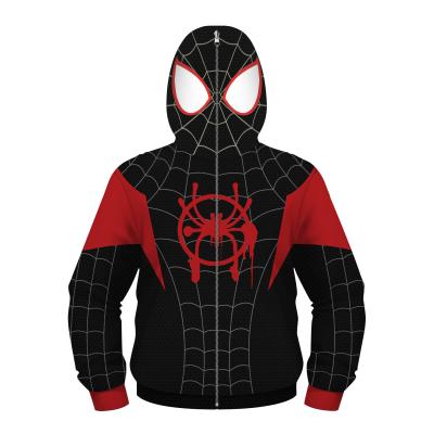 China Breathable Autumn Boys Zipper Hoodies Kids Sweatshirts Super Heroes Cosplay Costume Full Sleeve Full Outwear Children Coats for sale