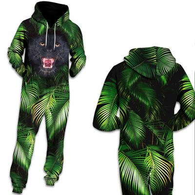 China 3d Jack Jumpsuits Selling Digital Printing Breathable Fleece Halloween Loose And Shear Jumpsuit for sale