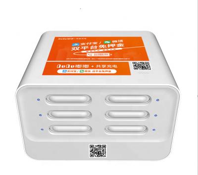 China Customized socket BST 6 slot sharing rental charging station power bank shared powerbank station OEMODM sharing rental powerbank for sale