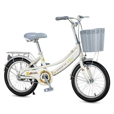 China OEM Aluminum Alloy Kids Bike Kids Bike With Front Basket And Comfortable Saddle For Student Bike for sale