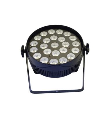 China Theaters - YMF-B0063 Ultra Thin Tint Light LED 24 4 in 1 Full Color Round Flat Lamp for Show Party Dance Club DJ Atmosphere for sale