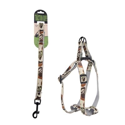 China Sustainable Pet Collars Walk Harness Comfortable Pet Harness Bundle Adjustable Pet Harness Vest for sale